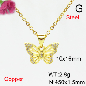 Fashion Copper Necklace  F6N405278avja-L017