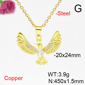 Fashion Copper Necklace  F6N405283baka-L017