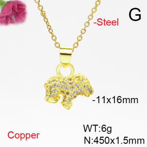 Fashion Copper Necklace  F6N405295avja-L017