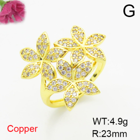 Fashion Copper Ring  F6R401342ablb-L017