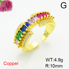 Fashion Copper Ring  F6R401344bbov-L017
