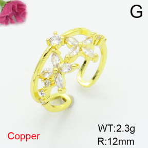 Fashion Copper Ring  F6R401348ablb-L017