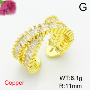 Fashion Copper Ring  F6R401352bbov-L017