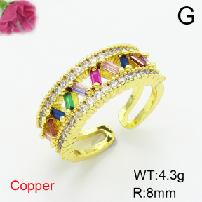 Fashion Copper Ring  F6R401359bhva-L017