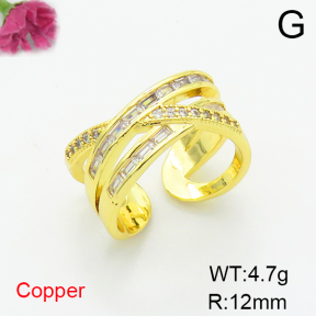 Fashion Copper Ring  F6R401361ablb-L017