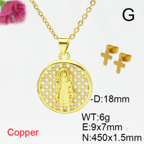 Fashion Copper Sets  F6S005004aajl-L017