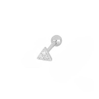 925 Silver Earrings  (1pc)  WT:0.3g  JE3604bhhm-Y30
