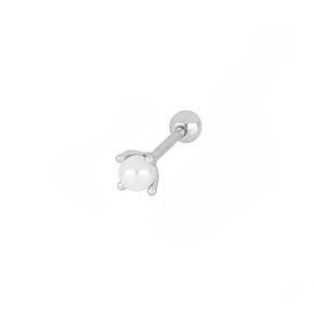 925 Silver Earrings  (1pc)  WT:0.24g  JE3608bhbo-Y30