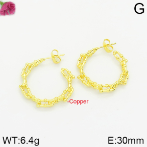 Fashion Copper Earrings  F2E200178bbov-J40