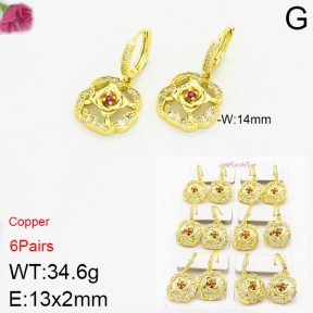 Fashion Copper Earrings  F2E400857bkab-J22