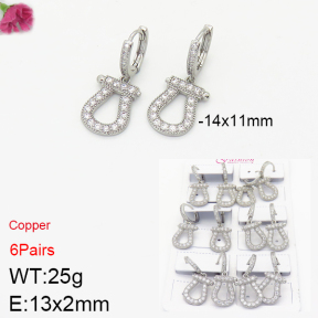 Fashion Copper Earrings  F2E400870bkab-J22