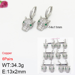 Fashion Copper Earrings  F2E400876bkab-J22