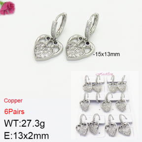 Fashion Copper Earrings  F2E400880bkab-J22