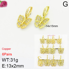 Fashion Copper Earrings  F2E400885bkab-J22