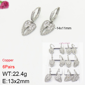 Fashion Copper Earrings  F2E400890bkab-J22