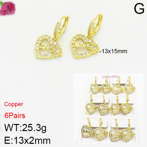 Fashion Copper Earrings  F2E400895bkab-J22