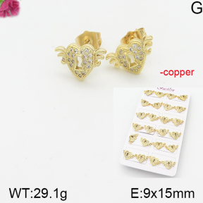 Fashion Copper Earrings  F5E401094akoa-J22