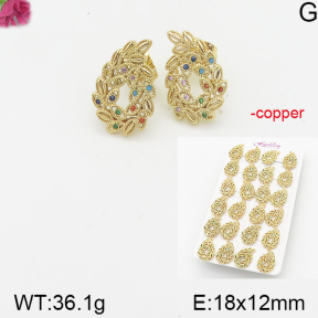 Fashion Copper Earrings  F5E401097akoa-J22