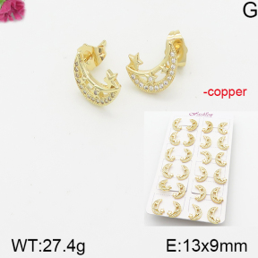 Fashion Copper Earrings  F5E401104akoa-J22
