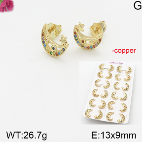 Fashion Copper Earrings  F5E401105akoa-J22