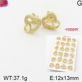 Fashion Copper Earrings  F5E401118akoa-J22