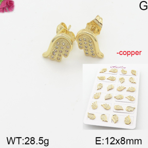 Fashion Copper Earrings  F5E401122akoa-J22
