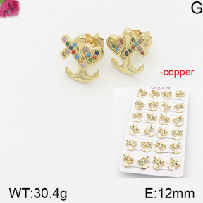 Fashion Copper Earrings  F5E401127akoa-J22