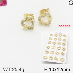 Fashion Copper Earrings  F5E401130akoa-J22
