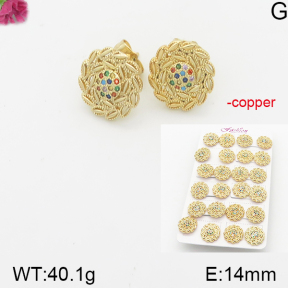 Fashion Copper Earrings  F5E401141akoa-J22