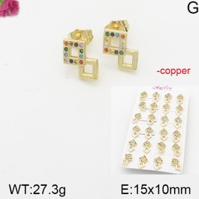 Fashion Copper Earrings  F5E401143akoa-J22