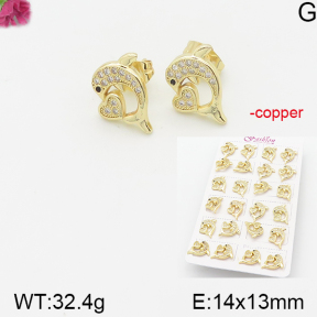 Fashion Copper Earrings  F5E401144akoa-J22