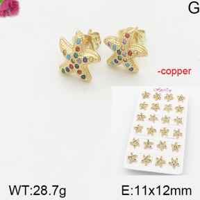 Fashion Copper Earrings  F5E401149akoa-J22