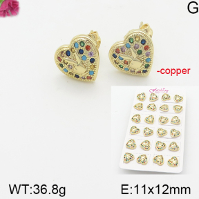 Fashion Copper Earrings  F5E401151akoa-J22