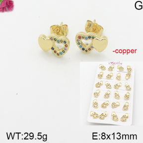 Fashion Copper Earrings  F5E401153akoa-J22