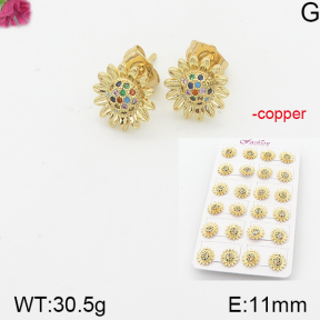 Fashion Copper Earrings  F5E401157akoa-J22