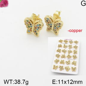 Fashion Copper Earrings  F5E401169akoa-J22