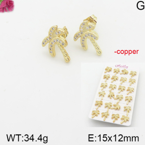 Fashion Copper Earrings  F5E401170akoa-J22