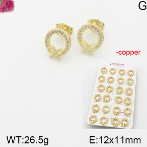 Fashion Copper Earrings  F5E401176akoa-J22