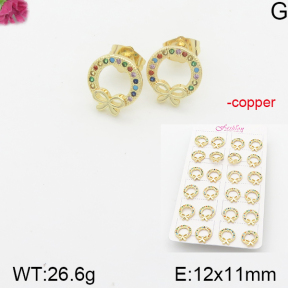 Fashion Copper Earrings  F5E401177akoa-J22