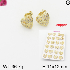 Fashion Copper Earrings  F5E401182akoa-J22