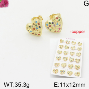 Fashion Copper Earrings  F5E401183akoa-J22