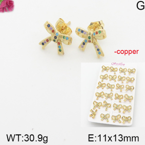 Fashion Copper Earrings  F5E401187akoa-J22