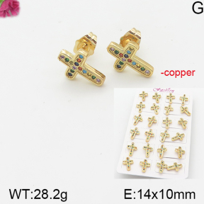 Fashion Copper Earrings  F5E401203akia-J22