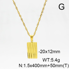Stainless Steel Necklace  Handmade Polished  6N2003644bhva-066