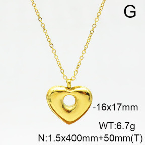 Stainless Steel Necklace  Handmade Polished  6N2003646vbpb-066