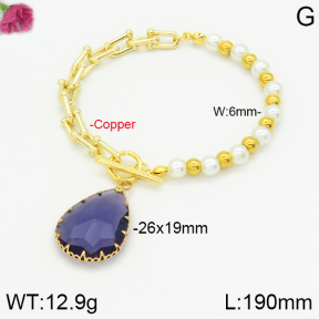 Fashion Copper Bracelet  F2B300343ahjb-J39
