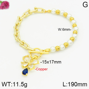 Fashion Copper Bracelet  F2B300345ahlv-J39