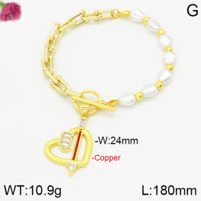 Fashion Copper Bracelet  F2B300359ahlv-J39
