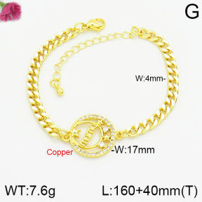 Fashion Copper Bracelet  F2B401240vhha-J48