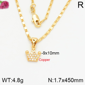Fashion Copper Necklace  F2N400425bhva-J48